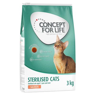 Concept for Life Sterilised Cats salmón